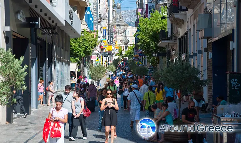 Ermous Street in Athens