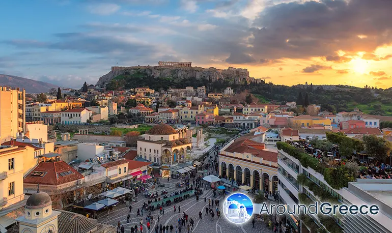 The Main Square of Monastiraki