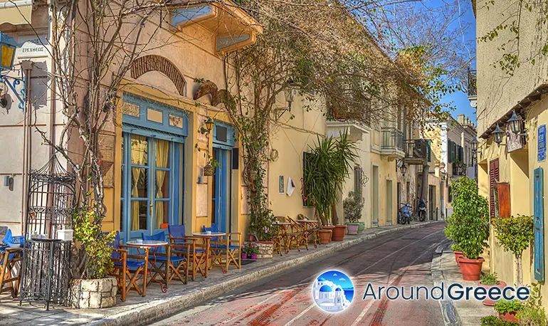 Neighbourhood of Plaka in Athens