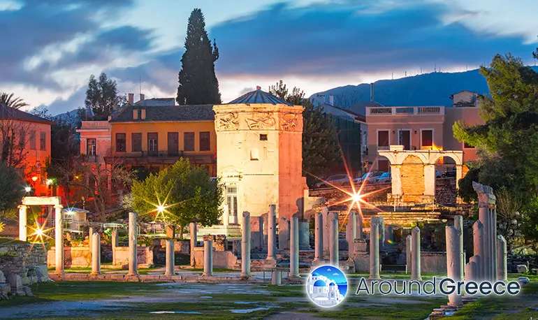 The Tower of Winds in Plaka