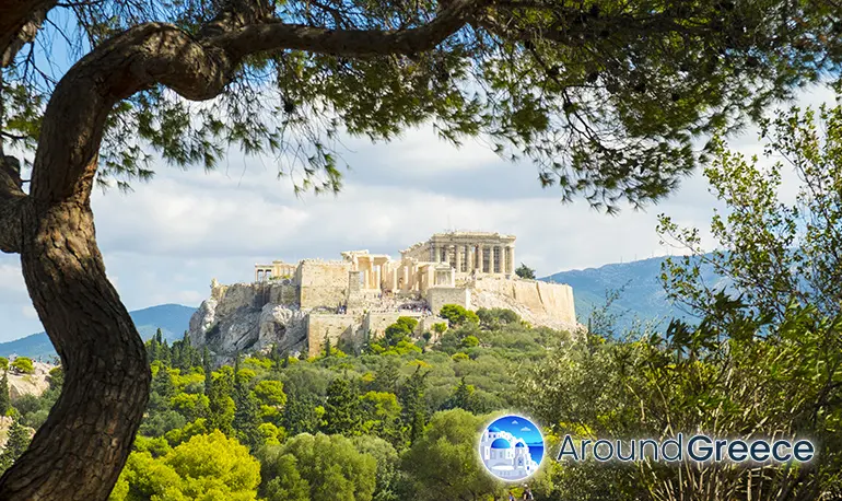 Acropolis view from Filopappou Hill