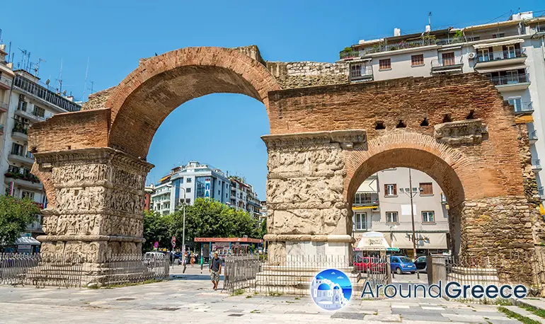 The Arch of Galerius in Thessaloniki