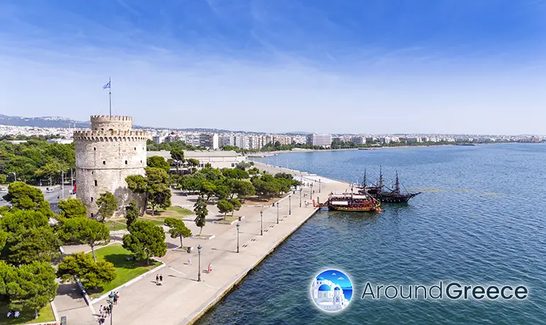 Wintertime in Thessaloniki Greece
