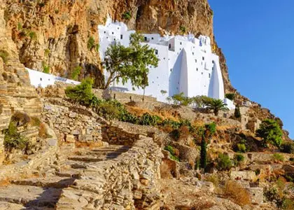 Guided Hike of the Panagia Hozoviotissa Monastery in Amorgos