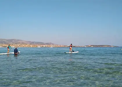 Full Day Guided SUP Excursion in Antiparos