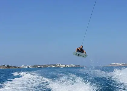 Wakeboarding Session in Antiparos