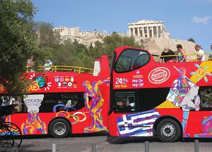 City Sightseeing Hop-On Hop-Off Bus Tours of Athens