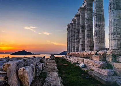 Sunset Trip to Cape Sounion & Temple of Poseidon