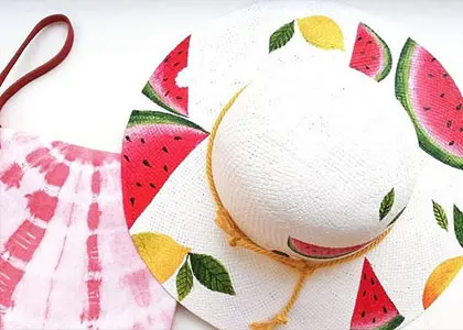 Straw Hat Painting Workshop in Athens