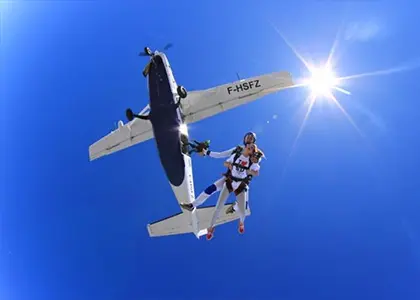 Tandem Skydiving in Kastro near Athens