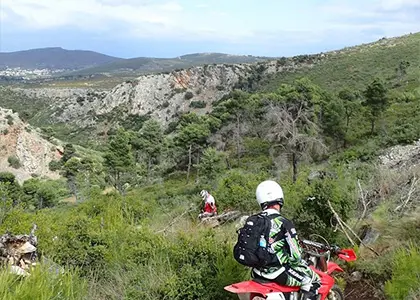 5 Day Guided Enduro Motorcycle Tour in Attica