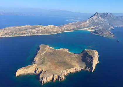 Aerial Sightseeing Tour of Balos in Chania