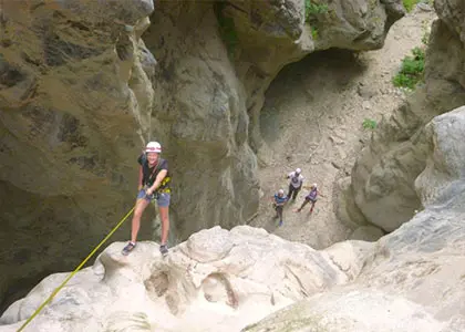 Abseiling Day Trip at Tsoutsouros Gorge in Crete