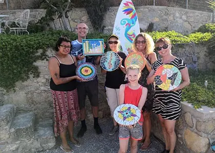 Creative Mosaic Workshop in Karpathos