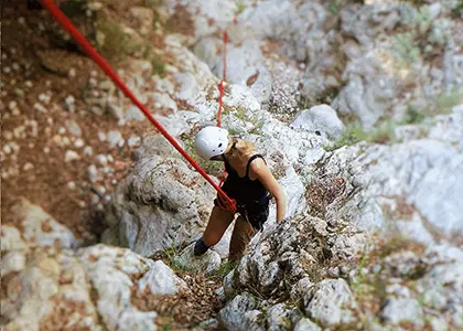 Canyoning in Zoodochou Pigi Canyon, Kefalonia