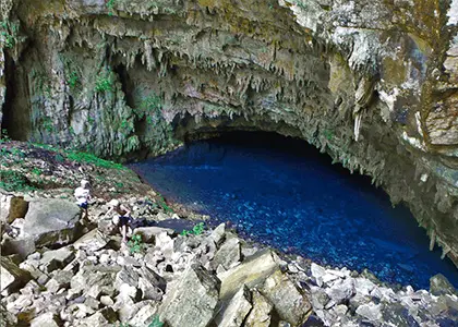 Blue Lake Caving Excursion in Kefalonia