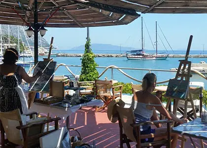 One-Day Painting Workshop in Kefalonia