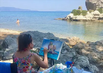 Painting Workshops in Kefalonia