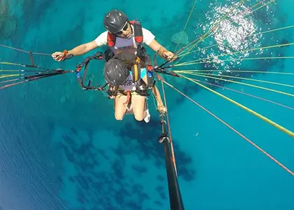 Tandem Paragliding Flight in Kefalonia