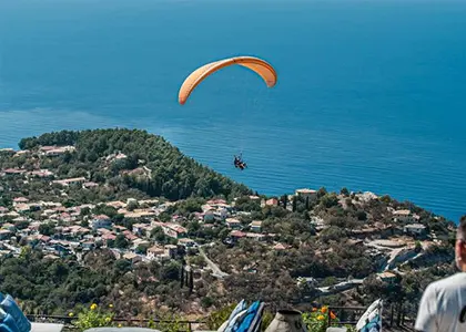 Tandem Paragliding Flight in Lefkada
