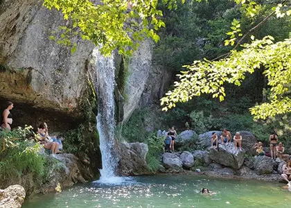 Hiking to the Orlias Waterfalls on Mount Olympus