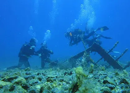 Adventure Dives in Mykonos from Paradise Beach