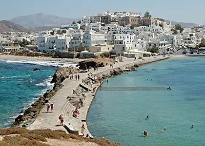 Naxos Castle Walking Tour and Sunset at the Portara