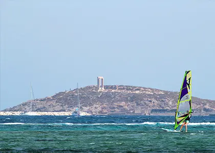 Windsurfing Lessons in Naxos