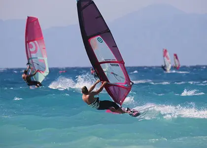 Windsurfing Courses in Rhodes