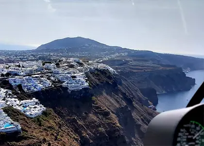 Helicopter Tour of Santorini