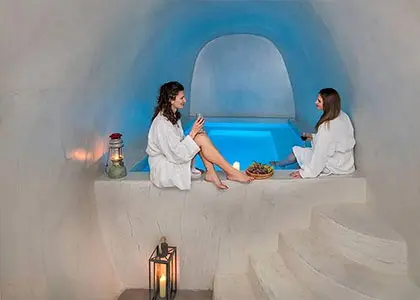 Spa Break with Friends in Santorini