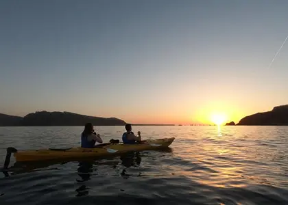 Sea Kayaking Sunset Tour in Santorini
