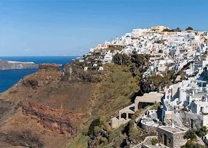 Mesa Gonia, Pyrgos and Oia Tour in Santorini