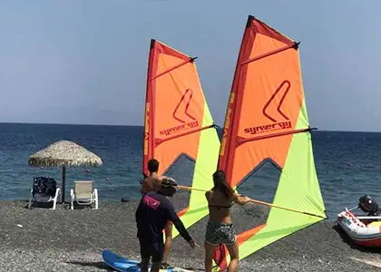 Windsurfing Lesson in Santorini for Beginners 