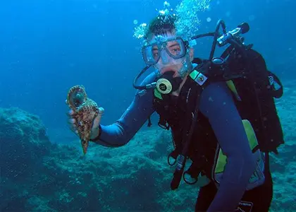 First Dive Boat Tour in Zakynthos